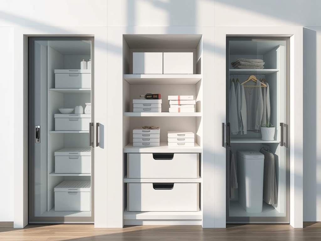 Image of organized apartment closet